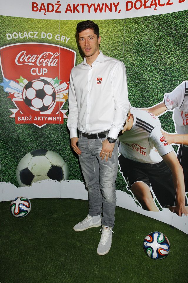 Lewandowski musiał przerwać grę