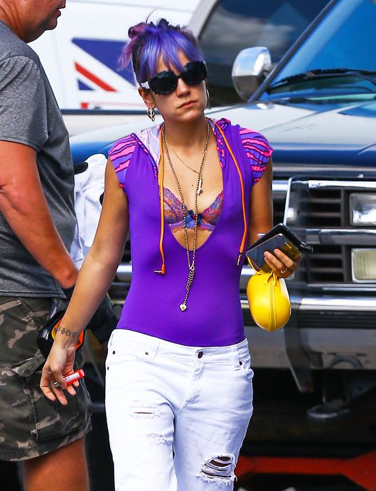 Lilly Allen szczuplejsza o 20 kilogramów zrobiła szturm na..