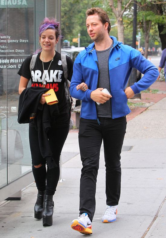 Odchudzona Lily Allen bez makijażu i... (FOTO)