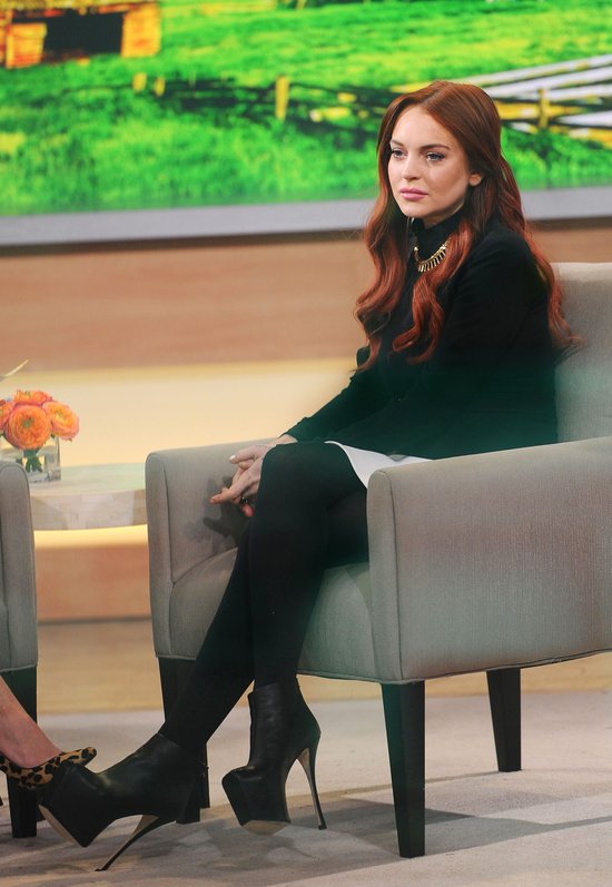 Po Lindsay Lohan nie widać narkotykowych przygód (FOTO)