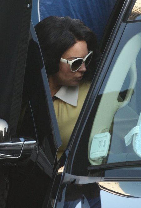 Lindsay Lohan na planie filmu o Elizabeth Taylor (FOTO) Lindsay Lohan na planie filmu o Elizabeth Taylor (FOTO)