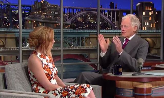 Lindsay Lohan u Davida Lettermana