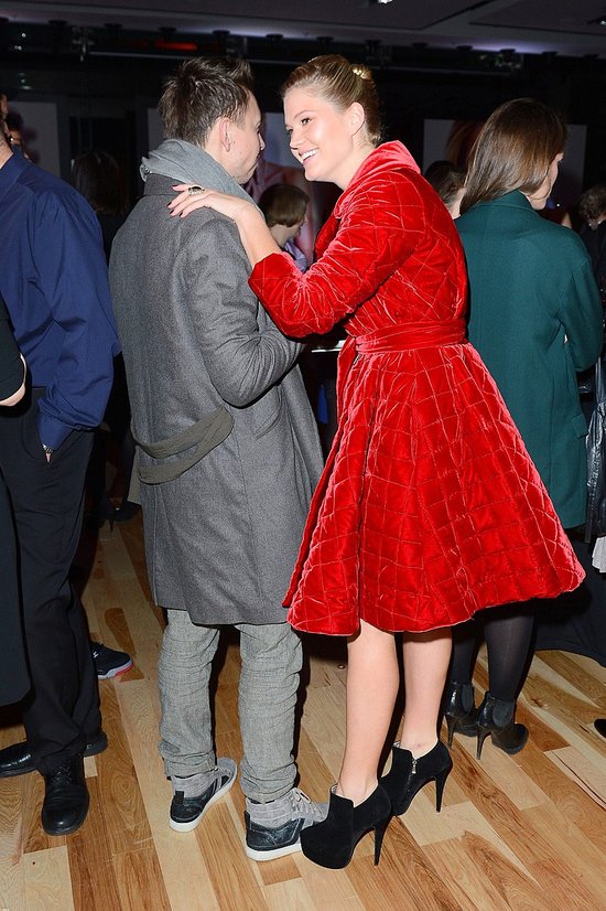 Ślotała w szlafroku, Śródka w złotych legginsach (FOTO)