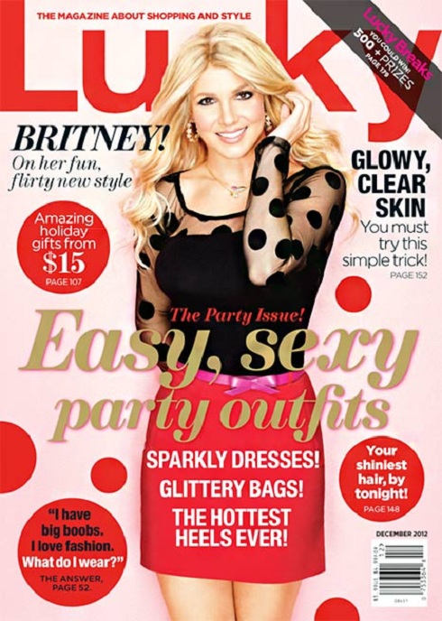 Magazyn Lucky przeprasza za wyretuszowaną okładkę z Britney Magazyn Lucky przeprasza za wyretuszowaną okładkę z Britney