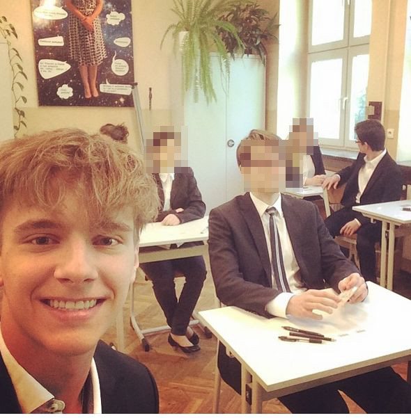 Maciej Musiał pochwalił się świadectwem dojrzałości