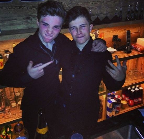 Madonna pije z 13-letnim synem! (FOTO)