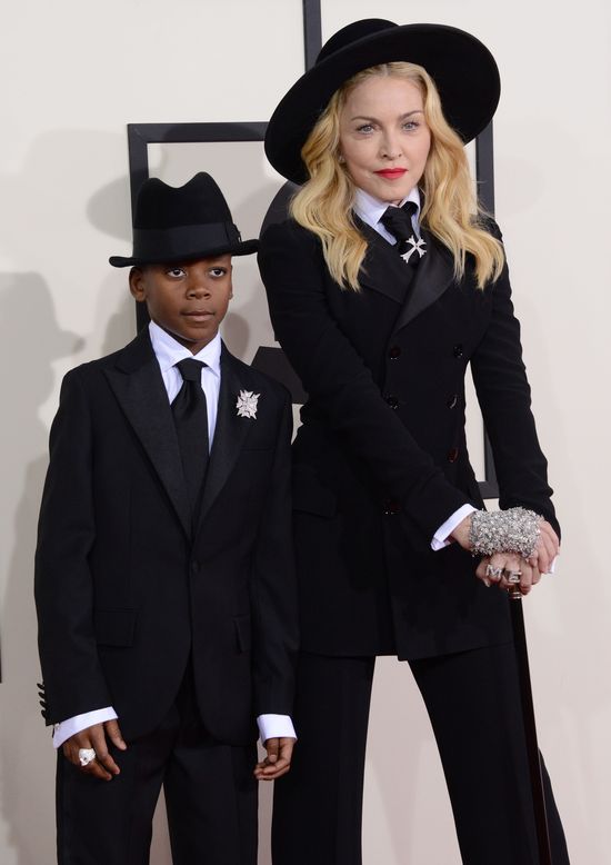 Madonna zabrała syna na Grammy (FOTO) dzieci gwiazd Madonna zabrała syna na Grammy (FOTO) dzieci gwiazd