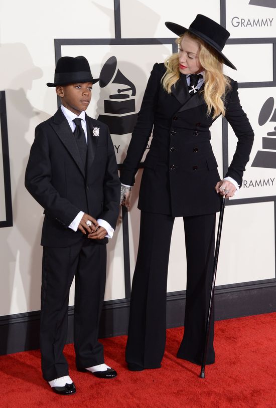 Madonna zabrała syna na Grammy (FOTO) Madonna zabrała syna na Grammy (FOTO)