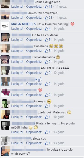 Fani krytykują bardzo szczupłą sylwetkę Mateusza Magi (FOTO)