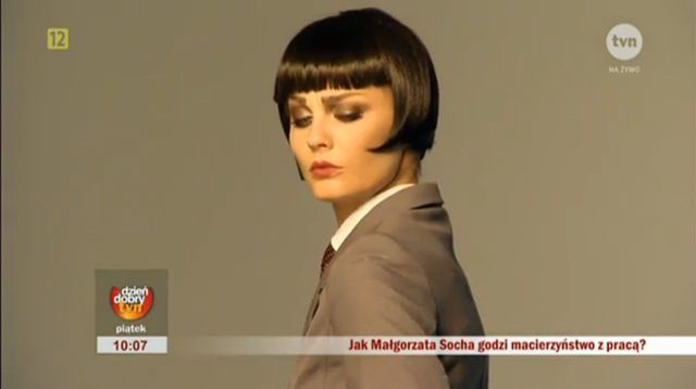 Co powiecie na Małgorzatę Sochę w ciemnych włosach? (VIDEO) Co powiecie na Małgorzatę Sochę w ciemnych włosach? (VIDEO)