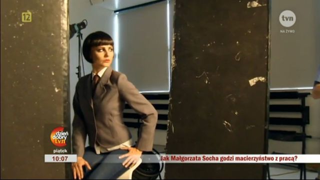 Co powiecie na Małgorzatę Sochę w ciemnych włosach? (VIDEO) Co powiecie na Małgorzatę Sochę w ciemnych włosach? (VIDEO)
