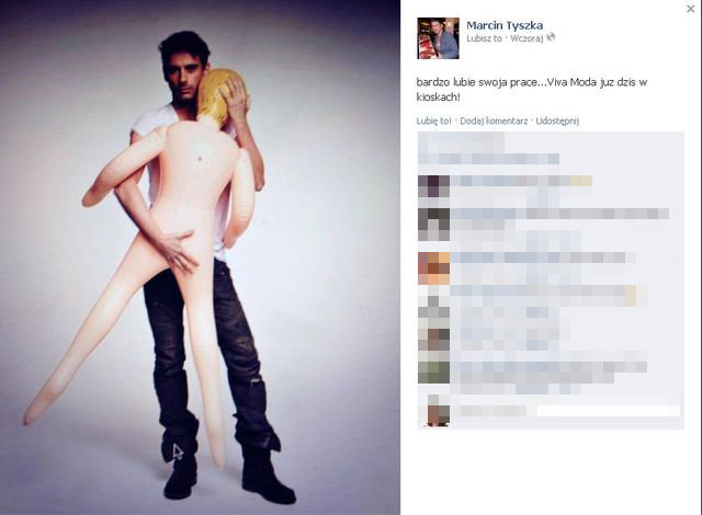 Po co Marcinowi Tyszce dmuchana lala... (FOTO)