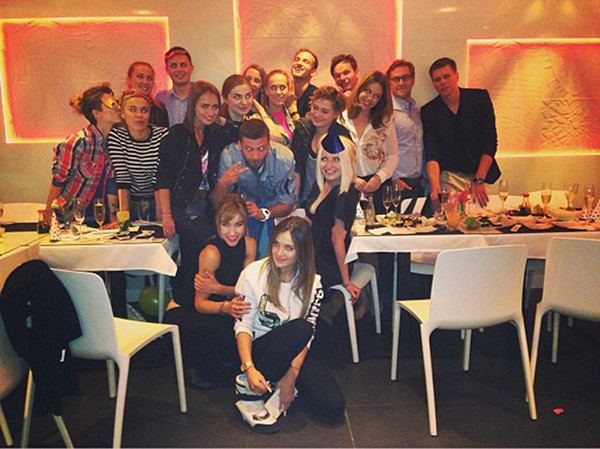 Na urodzinach u Mariny Łuczenko (FOTO)