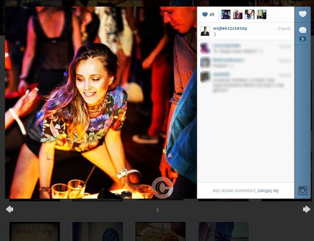 Wojtek Szczęsny wspomina Marinę (FOTO)