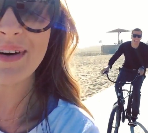 Zakochana para Szczęsny i Marina (FOTO)