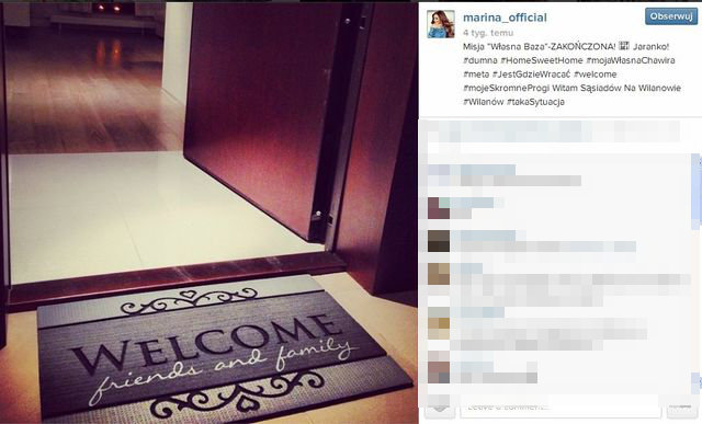 Marina Łuczenko kupiła mieszkanie na Wilanowie (FOTO) Marina Łuczenko kupiła mieszkanie na Wilanowie (FOTO)