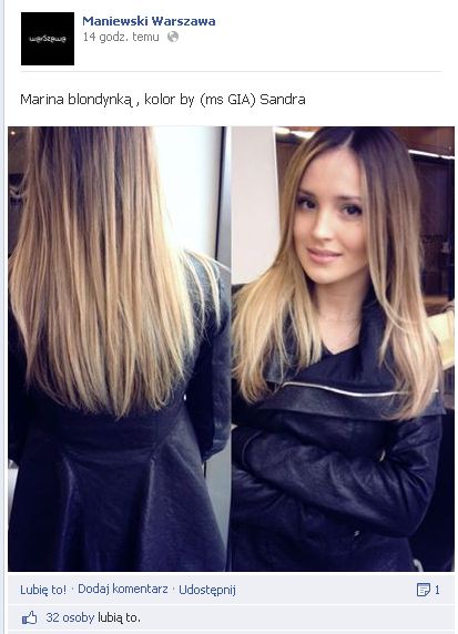 Marina też została blondynką! (FOTO)