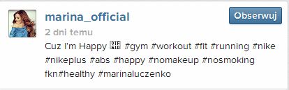 Marina pokazuje ciało na siłowni (VIDEO)