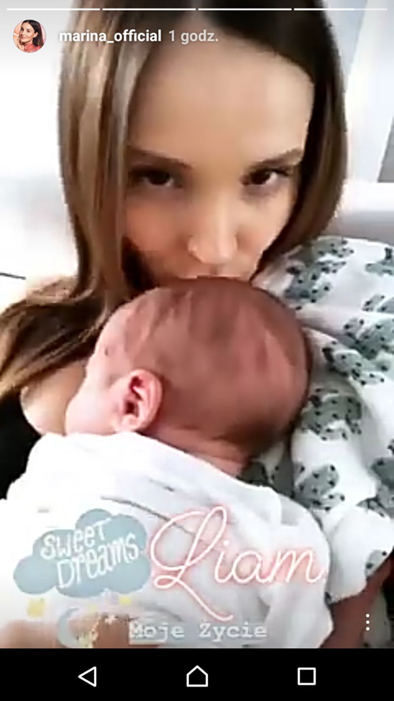 Marina wróciła do pracy MIESIĄC po narodzinach Liama
