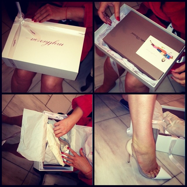 Marta Grycan w butach takich, jakie miała Kim Kardashian