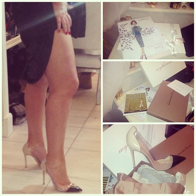 Marta Grycan w butach takich, jakie miała Kim Kardashian