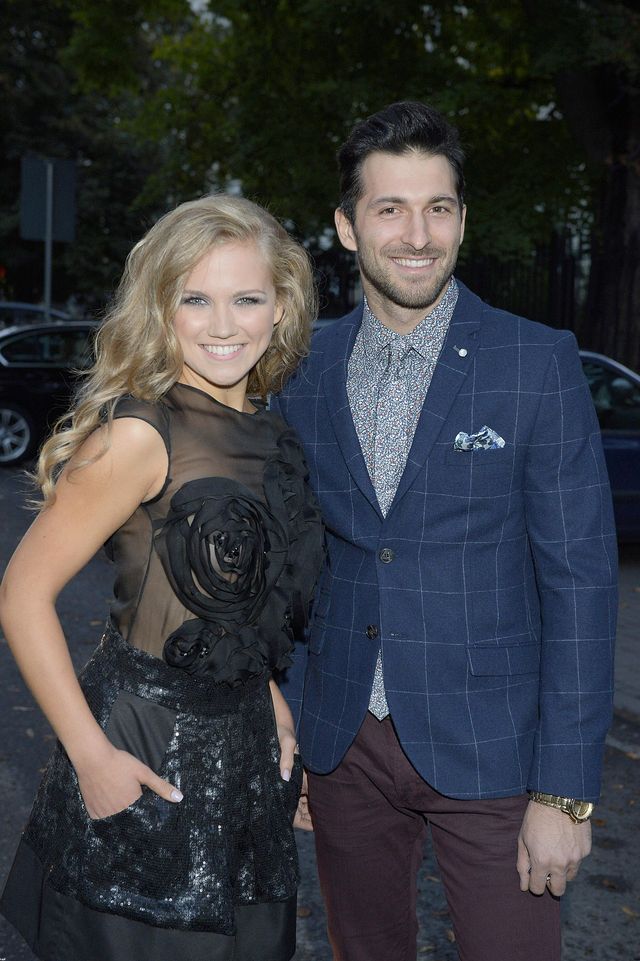 Seksowna Kaczorowska z Maślakiem na konferencji Polsatu FOTO