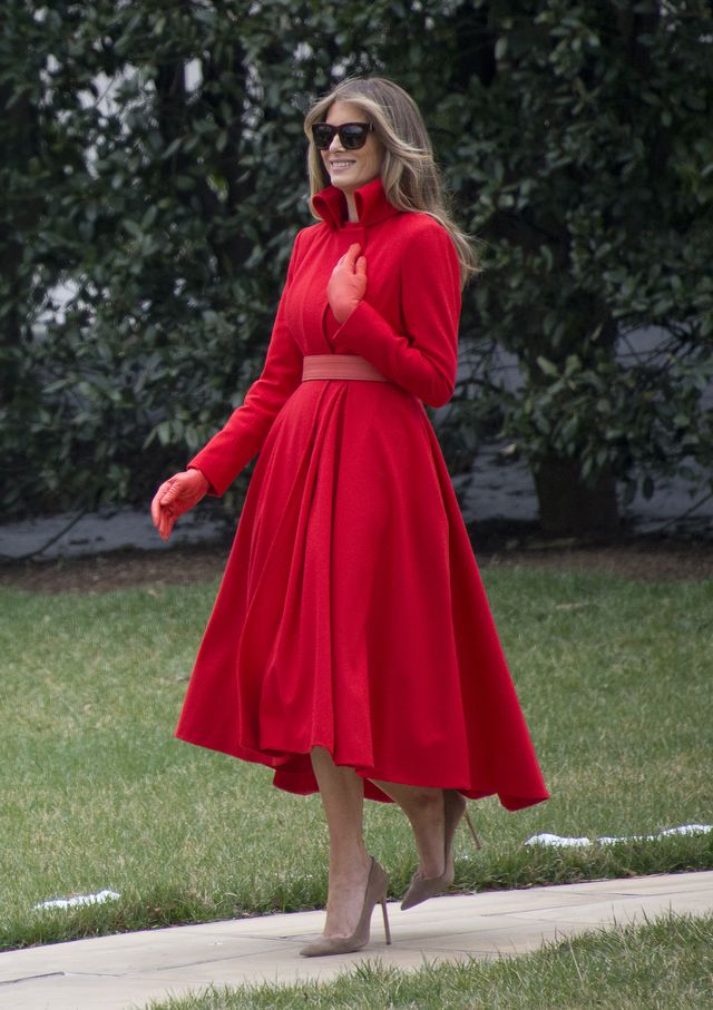 Jest problem z ubraniami Pierwszej Damy USA, Melanii Trump
