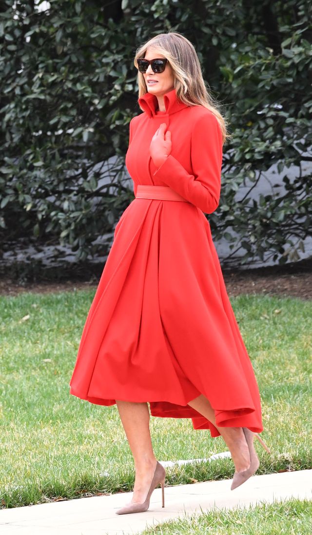 Jest problem z ubraniami Pierwszej Damy USA, Melanii Trump