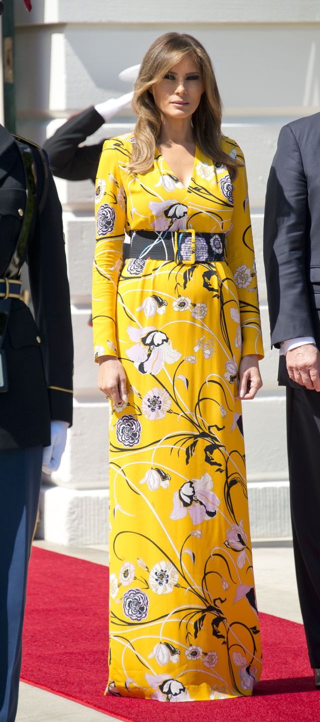 Brzuszek Melanii coraz większy? (ZDJĘCIA)