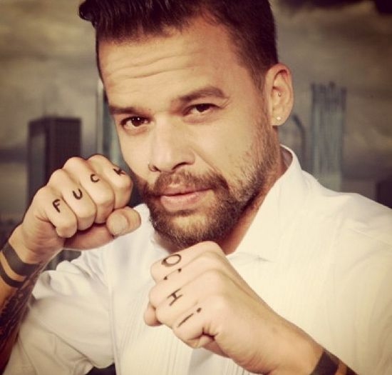 Michał Piróg dostał w... oko (FOTO) Michał Piróg dostał w... oko (FOTO)