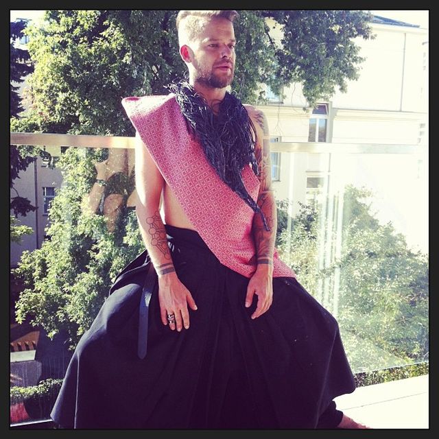 Michał Piróg wziął udział w sesji dla gejowskiego magazynu 