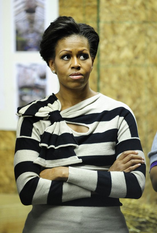 Transseksualistka przebrała się za Michelle Obamę (FOTO)