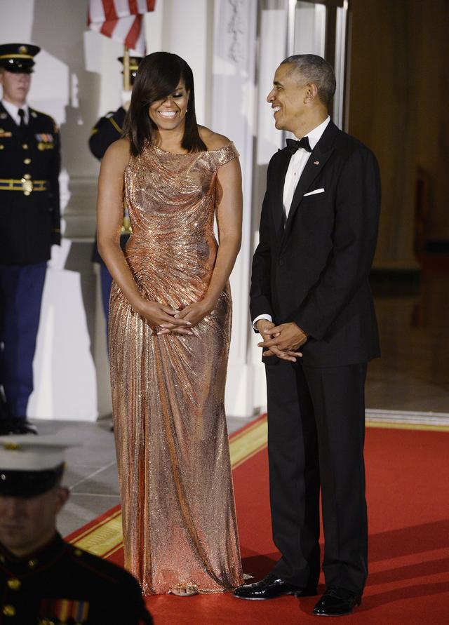 Michelle Obama w sukni ślubnej - tak wyglądała 25 lat temu