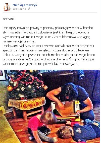 Mikołaj Krawczyk ostro atakuje Anetę Zając (FOTO)