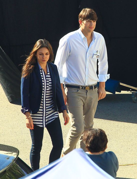 Mila Kunis i Ashton Kutcher pobiorą się w zamku?