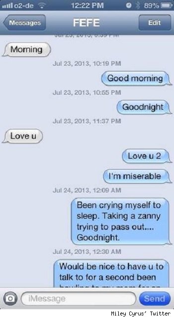 Miley Cyrus nie zaśnie bez Xanaxu? (FOTO)