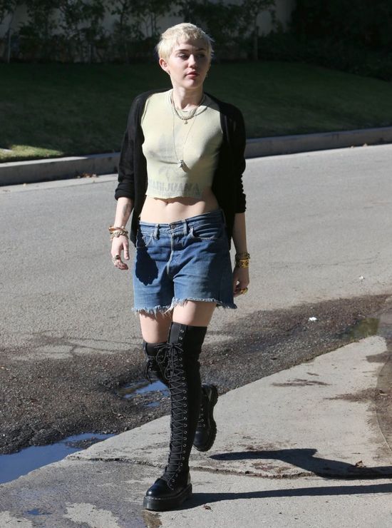 Fani do Miley: Wyglądasz jak prostytutka! (FOTO) Fani do Miley: Wyglądasz jak prostytutka! (FOTO)