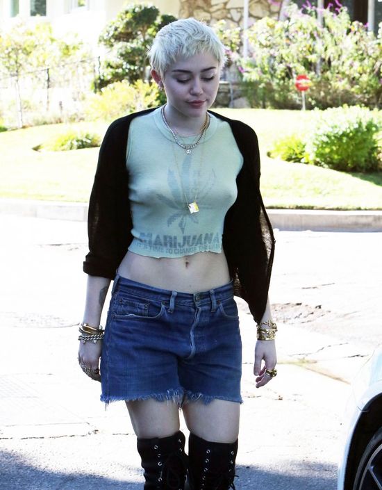 Fani do Miley: Wyglądasz jak prostytutka! (FOTO) Fani do Miley: Wyglądasz jak prostytutka! (FOTO)