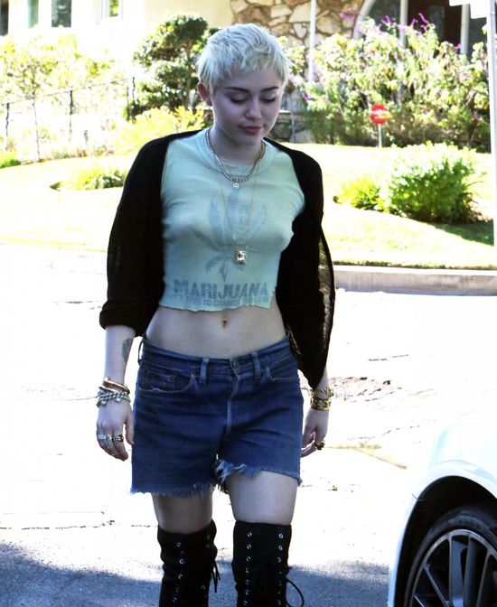 Fani do Miley: Wyglądasz jak prostytutka! (FOTO) Fani do Miley: Wyglądasz jak prostytutka! (FOTO)