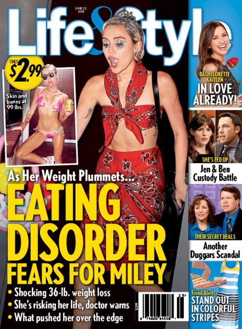 Miley Cyrus cierpi na zaburzenia odżywiania?