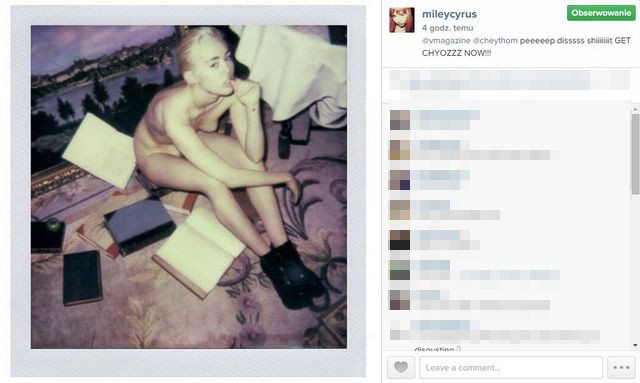 Myśleliście, że Miley Cyrus pokazała już wszystko? (FOTO)