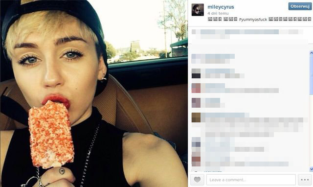 Jak wygląda obecna dieta Miley Cyrus? (FOTO)