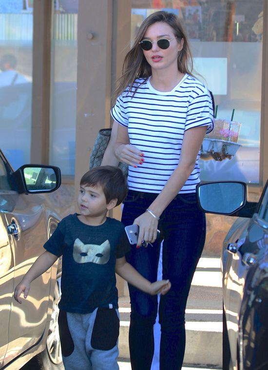 Orlando Bloom i Miranda Kerr RAZEM na spacerze z synem!