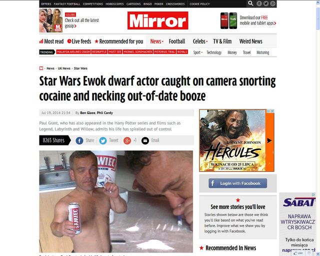 Paul Grant z polskim piwem wywołał burzę