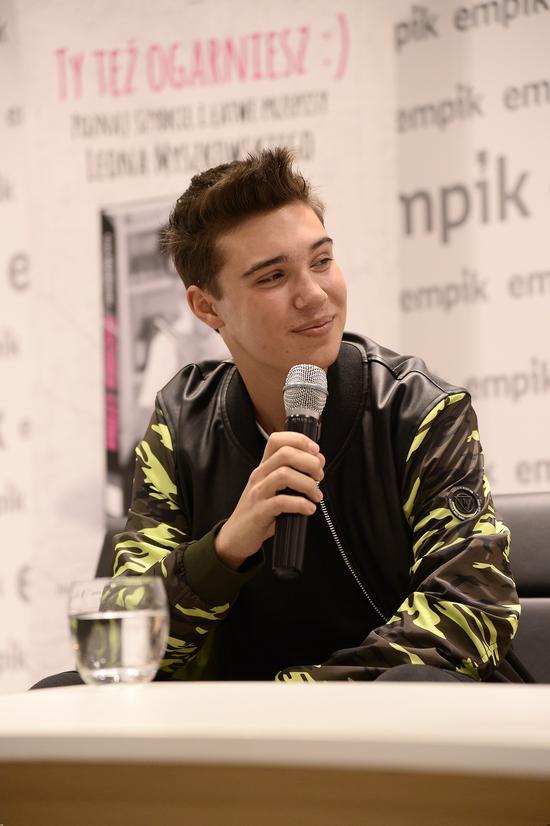 Syn Justyny Steczkowskiej, Leon Myszkowski, promuje swoją książkę