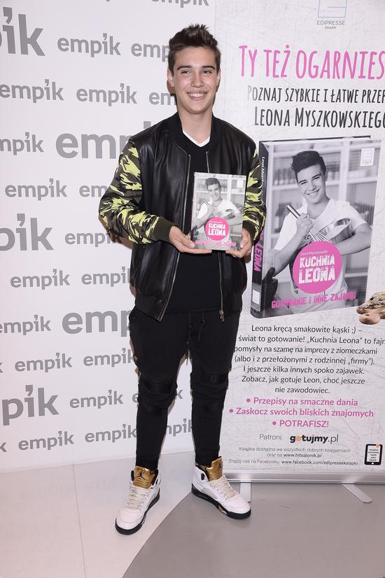 Syn Justyny Steczkowskiej, Leon Myszkowski, promuje swoją książkę