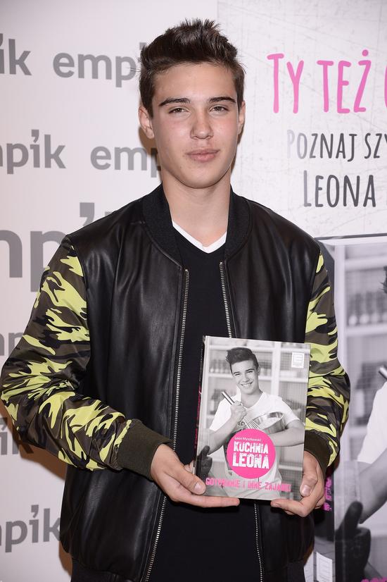 Syn Justyny Steczkowskiej, Leon Myszkowski, promuje swoją książkę