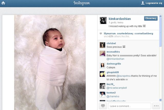 Drugie zdjęcie córki Kim Kardashian, North West (FOTO)