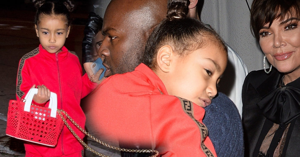 Nori West w klapkach Fendi na dorosłej kolacji z ciotką, babcią i jej chłopakiem Nori West w klapkach Fendi na dorosłej kolacji z ciotką, babcią i jej chłopakiem