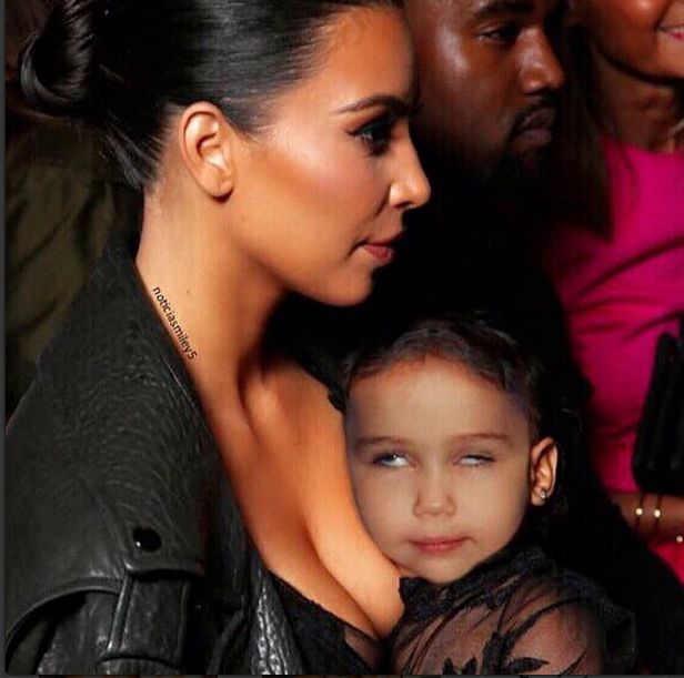 Miley Cyrus śmieje się z North West (FOTO)